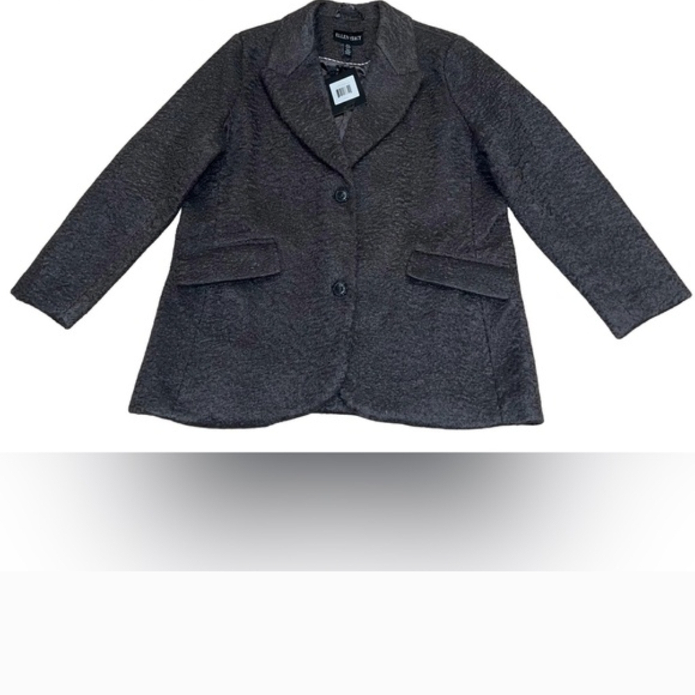 Ellen Tracy Charcoal Gray Coat NWT - Size Small Y5225ELT